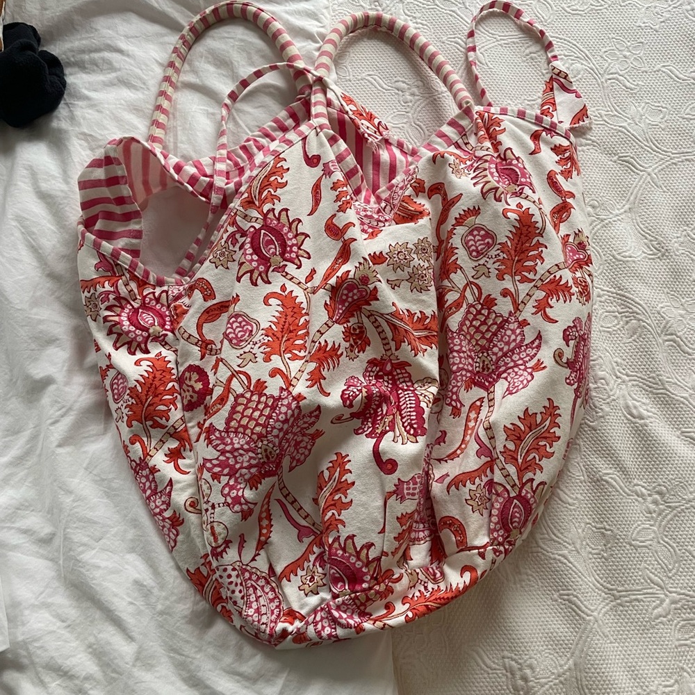 Roller Rabbit Printed Beach Bag